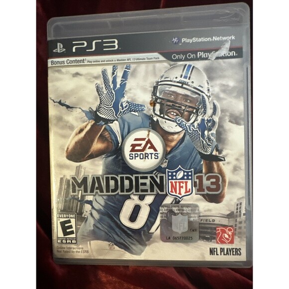 Madden NFL 13 PS3 Complete (Sony PlayStation 3, 2012) Fast Shipping Football - Picture 2 of 3